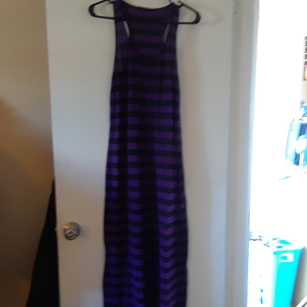 Floor length tank top dress